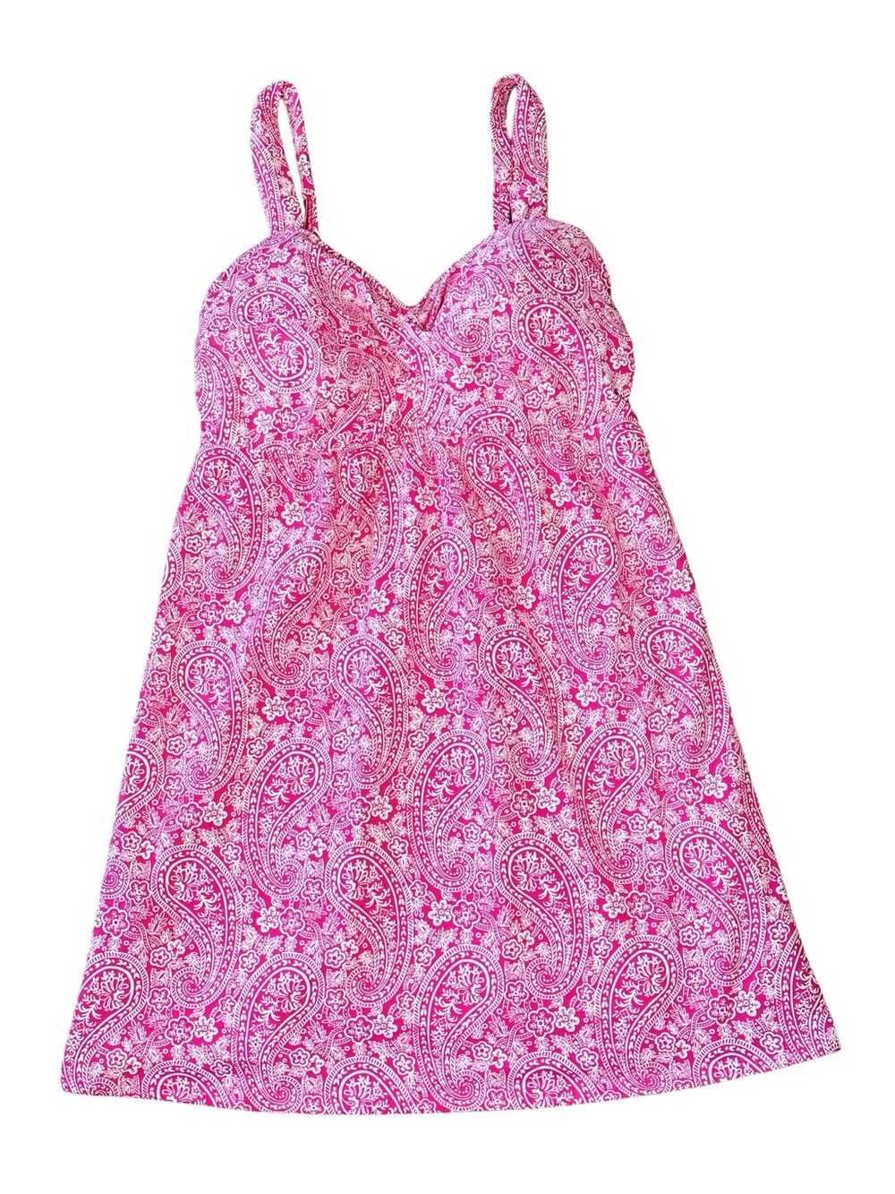 LANDS' END Paisley & Floral Swim Dress